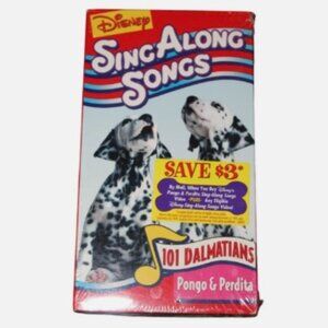 Disney Sing Along Songs VHS 101 Dalmatians New Sealed